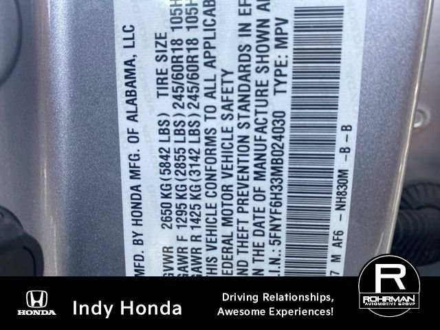 Used 2021 Honda Pilot EX image 11