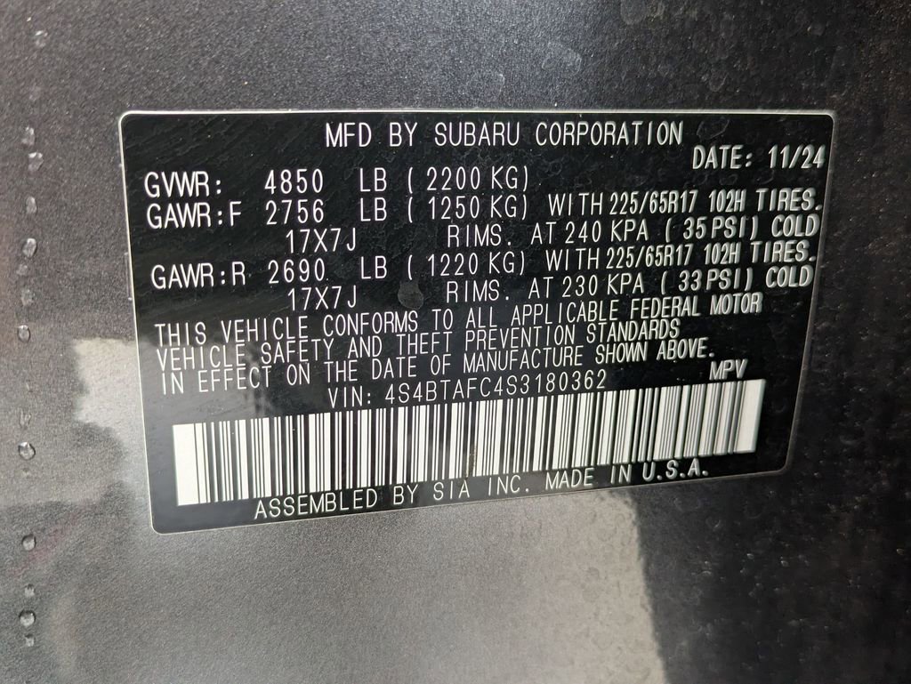 Used 2025 Subaru Outback Premium image 32