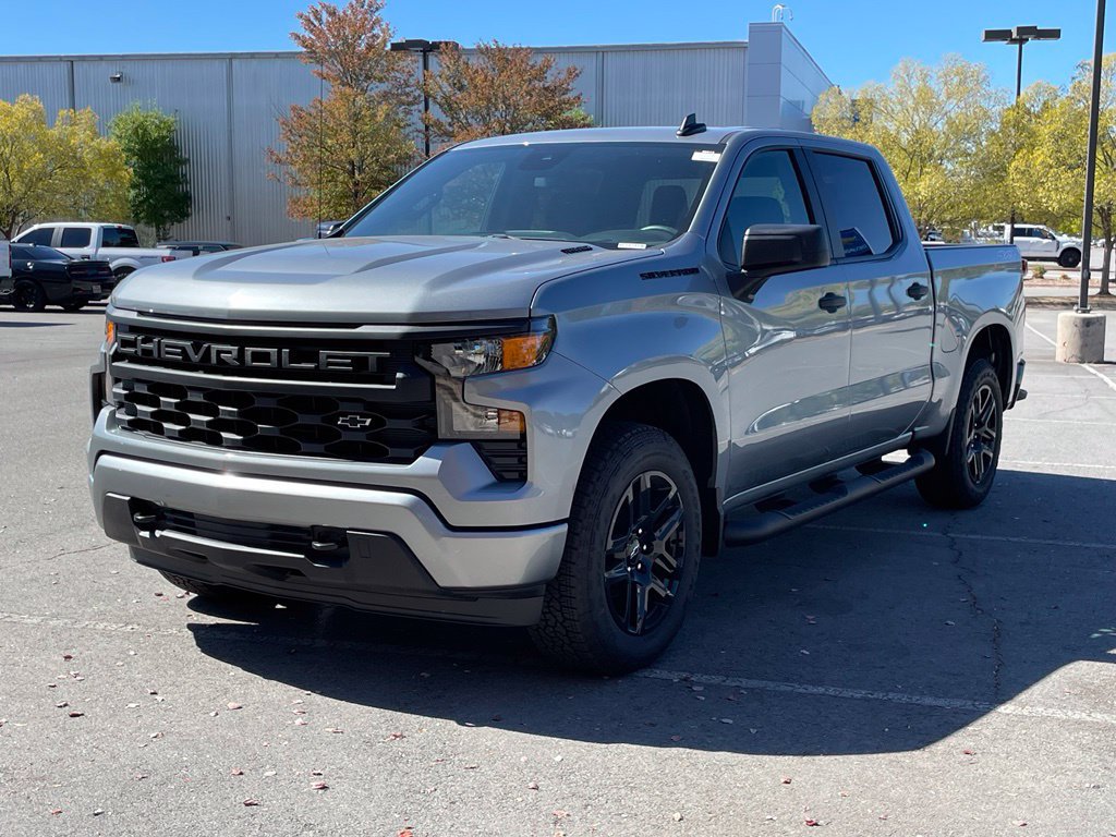 New 2026 Chevrolet Silverado 1500 Custom w/ Turbomax Blackout Package AWD/4WD image 3