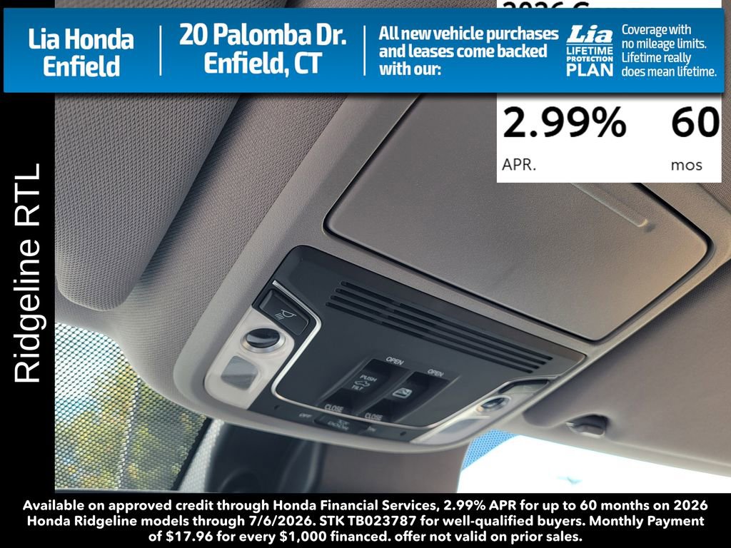 New 2026 Honda Ridgeline RTL image 28