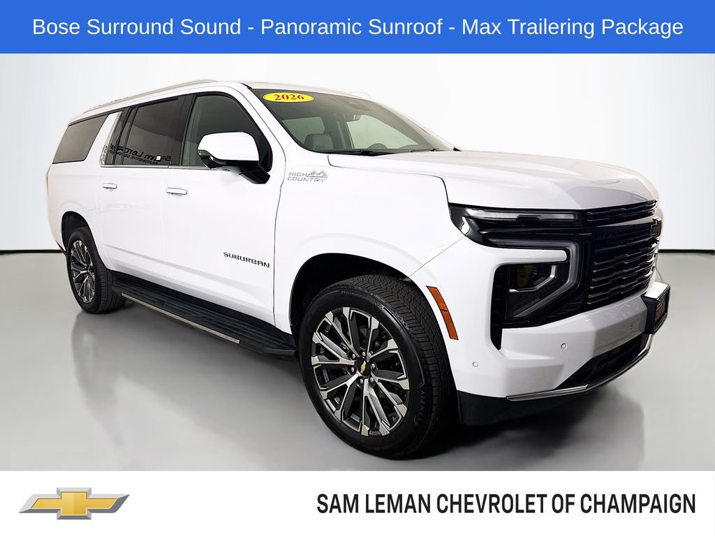 Used 2026 Chevrolet Suburban High Country w/ Sun And Tow Package AWD/4WD image 1