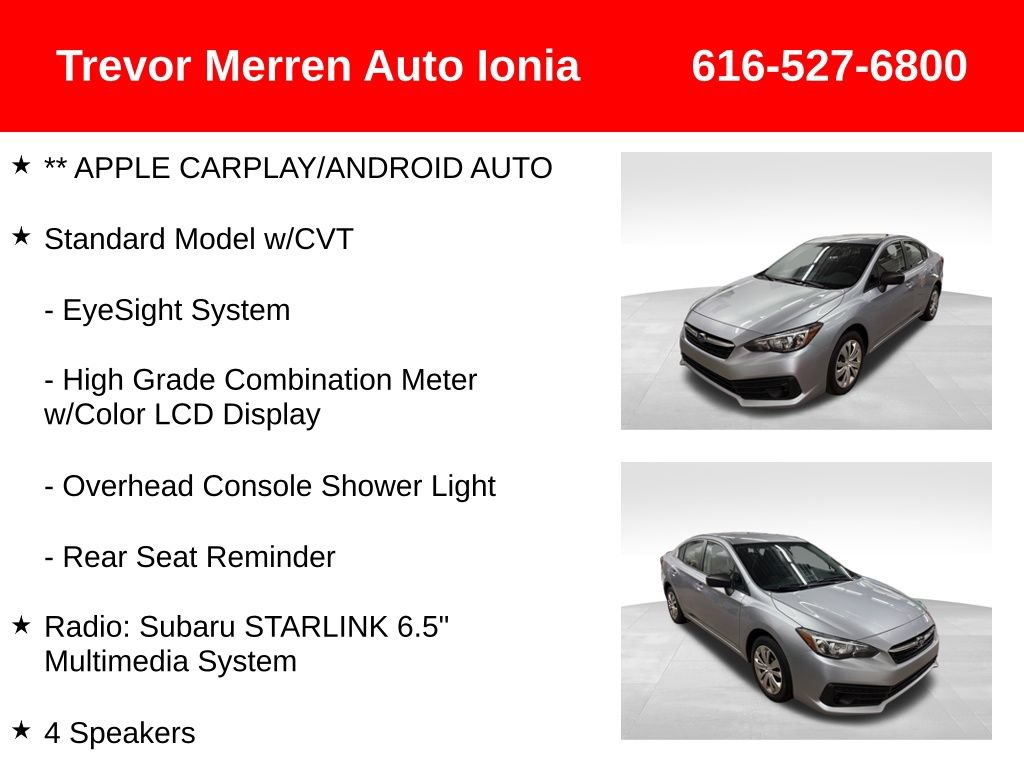 Used 2022 Subaru Impreza 2.0i AWD/4WD image 13