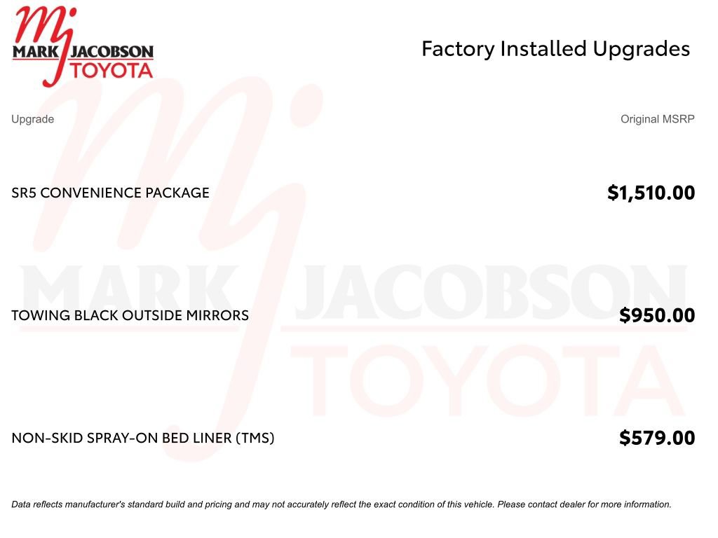 Used 2022 Toyota Tundra SR5 w/ SR5 Convenience Package image 7