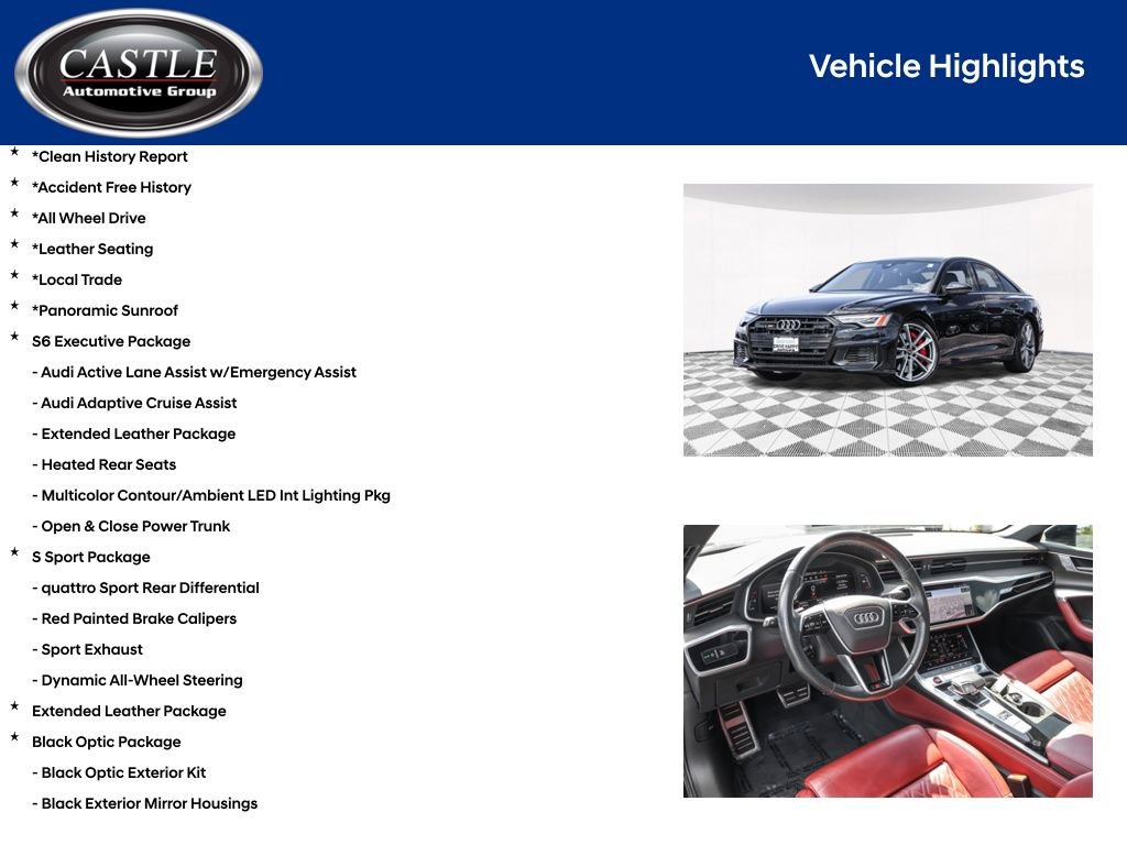 Used 2021 Audi S6 Premium Plus AWD/4WD image 3