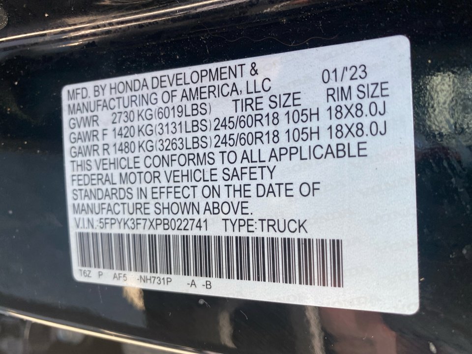Certified 2023 Honda Ridgeline RTL-E image 39