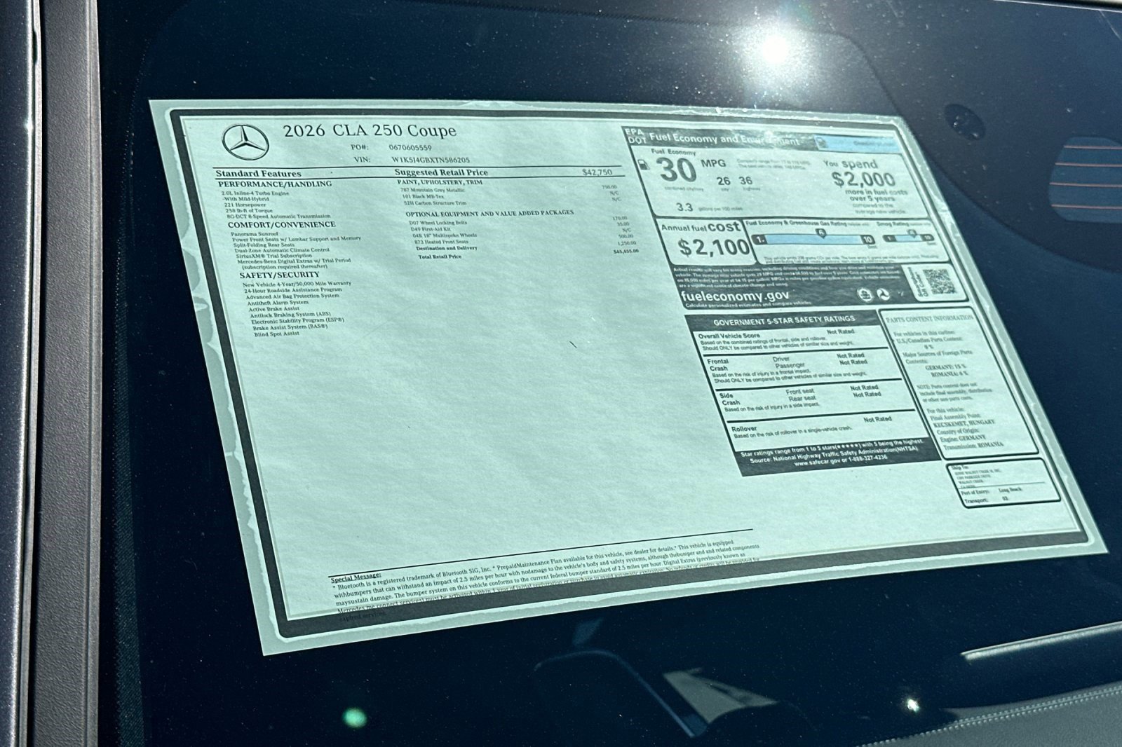 Used 2026 Mercedes-Benz CLA 250 image 28