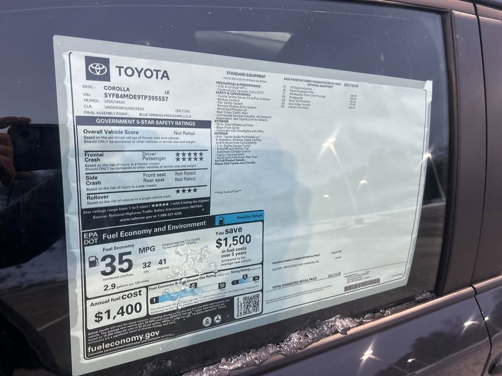 New 2026 Toyota Corolla LE image 30