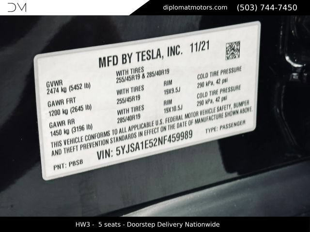 Used 2022 Tesla Model S AWD/4WD image 43