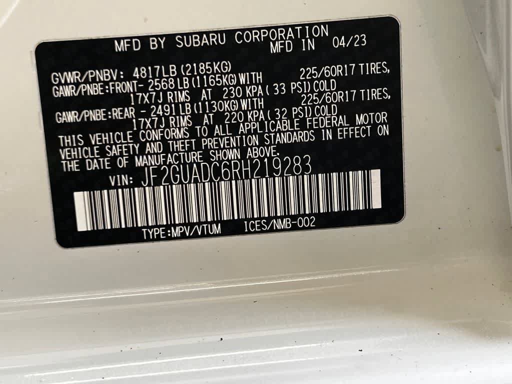Certified 2024 Subaru Crosstrek 2.0i Premium AWD/4WD image 22