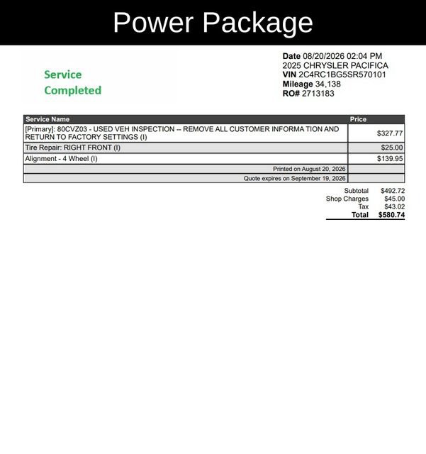 Used 2025 Chrysler Pacifica Select FWD image 5