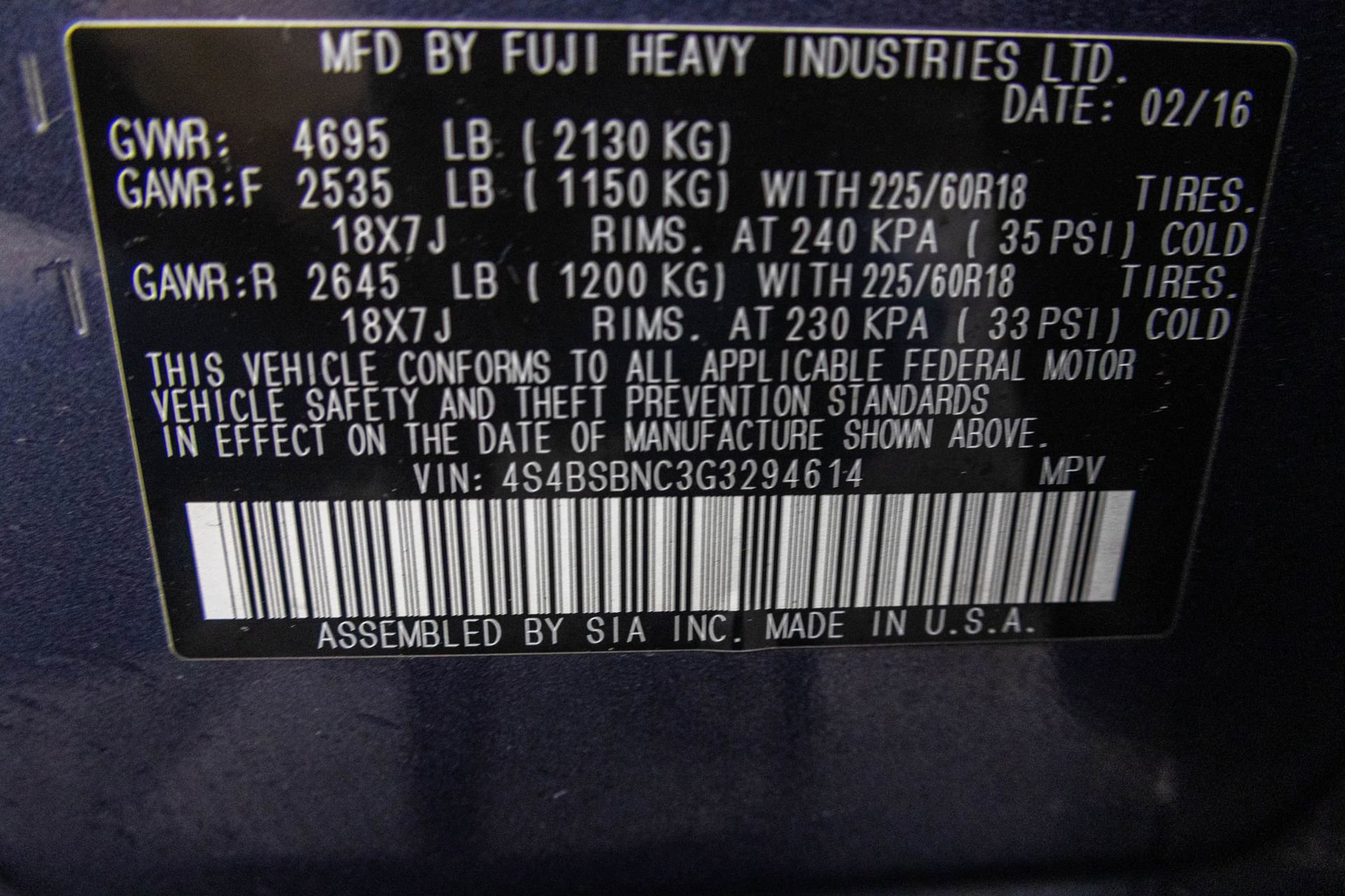 Used 2016 Subaru Outback 2.5i Limited image 17