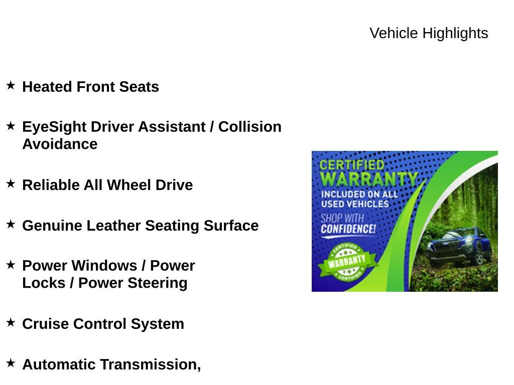 Used 2024 Subaru Outback Touring XT w/ Popular Package #2 image 3