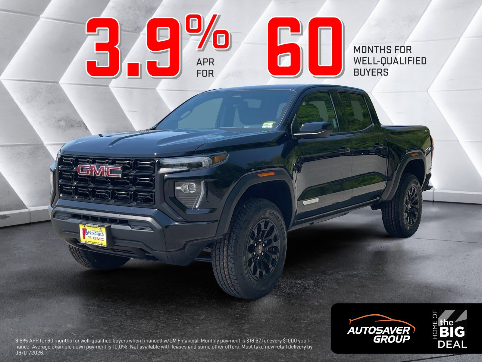 New 2026 GMC Canyon Elevation AWD/4WD image 1