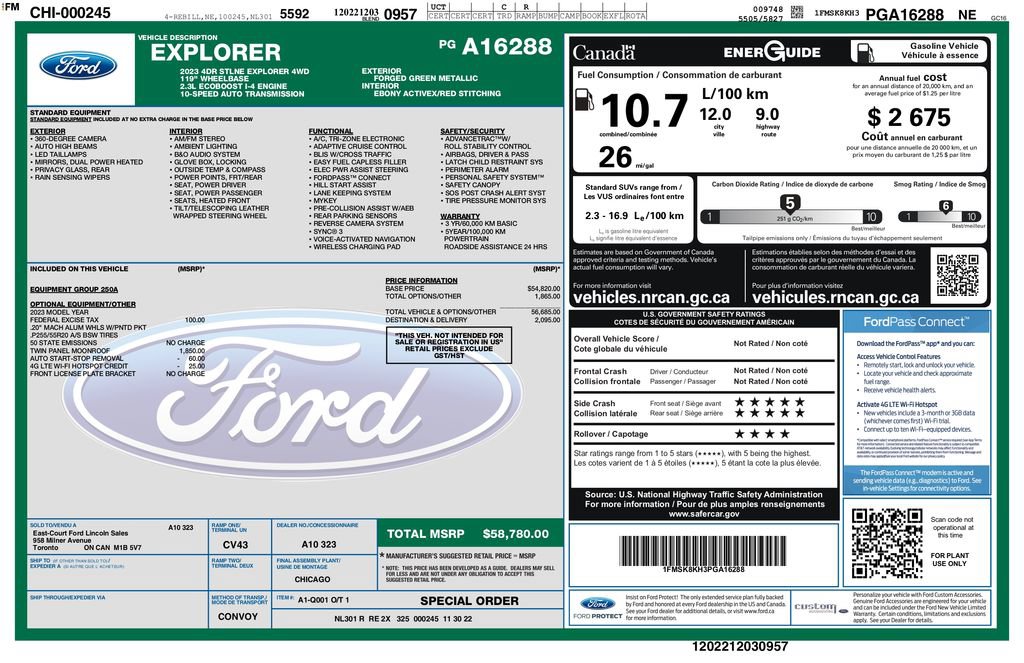 Used 2023 Ford Explorer ST-Line AWD/4WD image 3