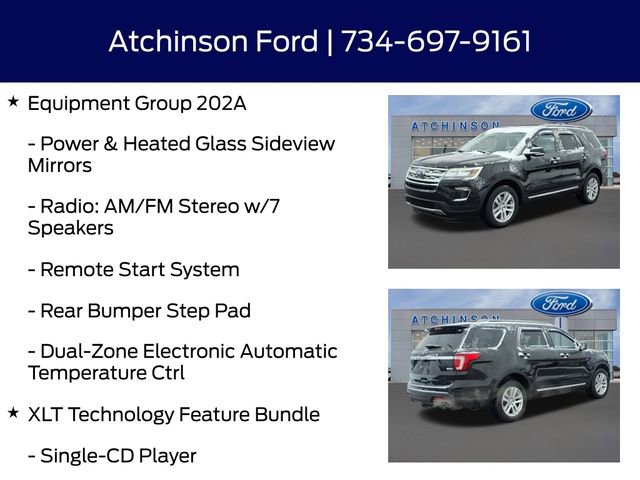 Used 2018 Ford Explorer XLT w/ Equipment Group 202A image 12