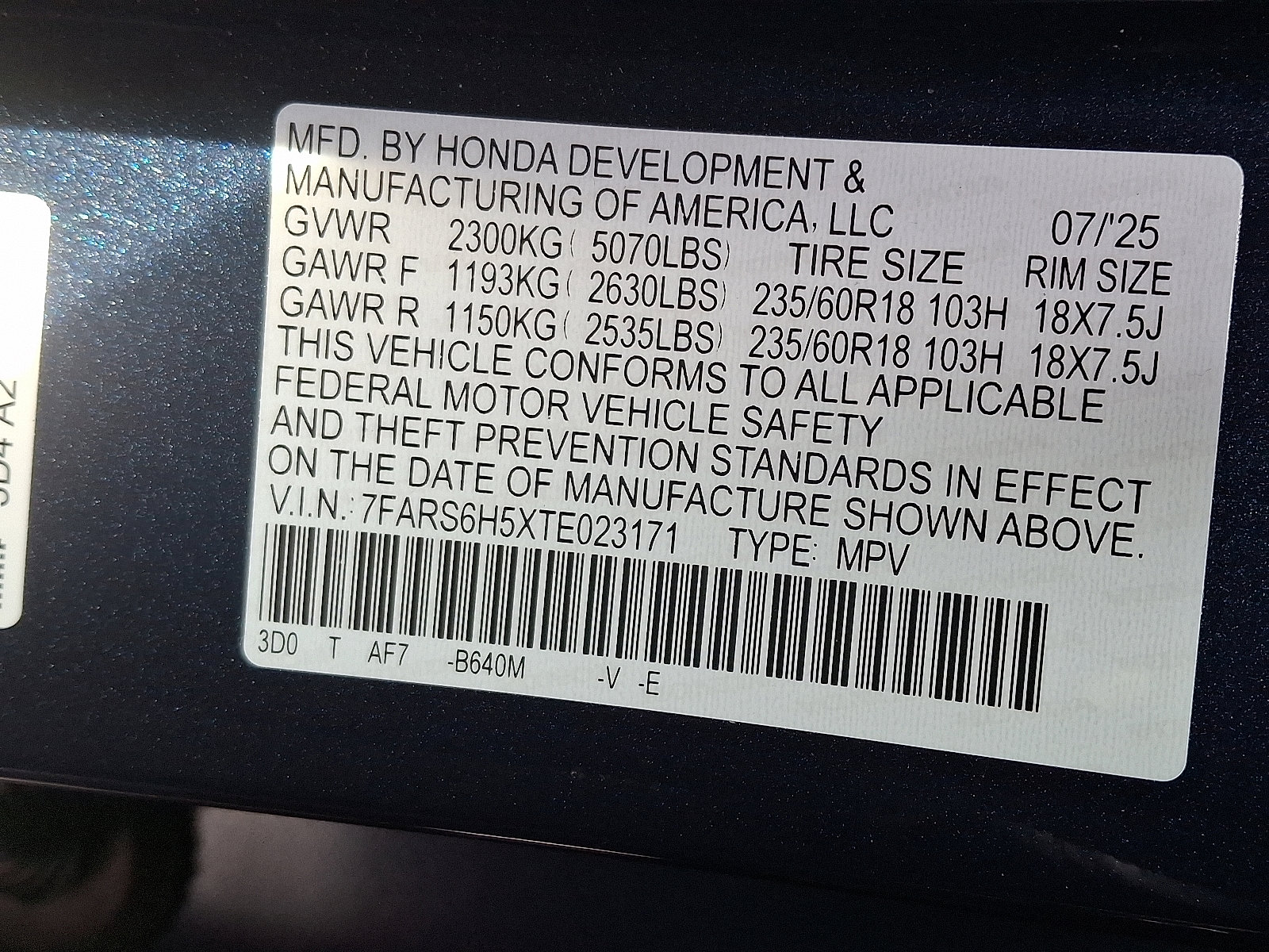 Certified 2026 Honda CR-V Sport image 27