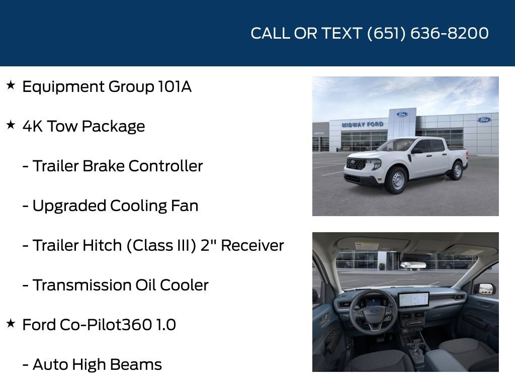 New 2025 Ford Maverick XL w/ Equipment Group 101A image 5