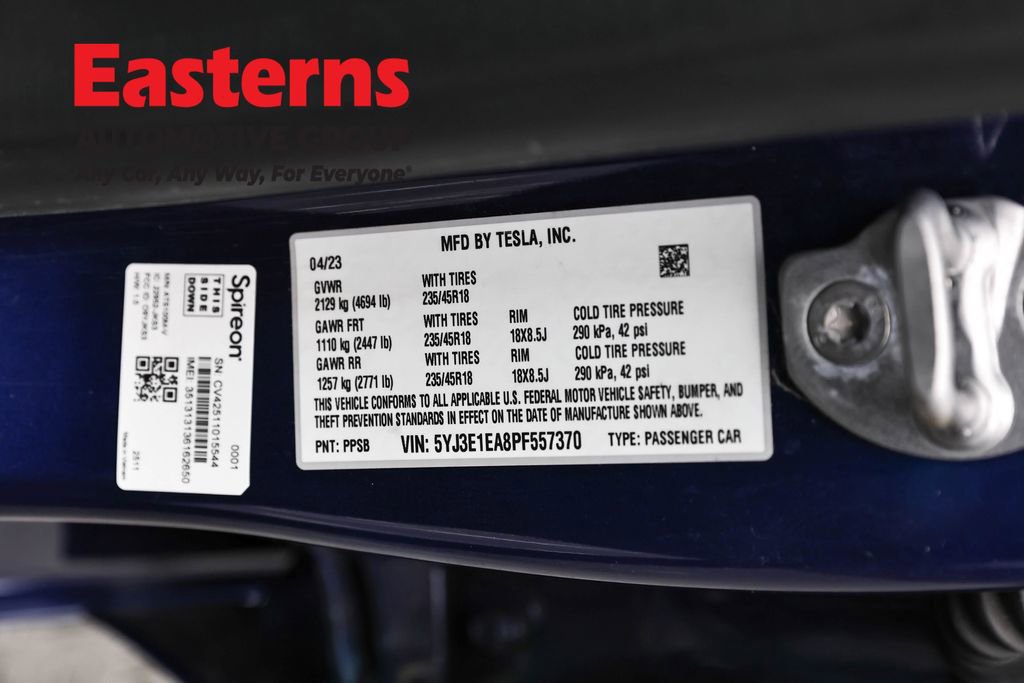 Used 2023 Tesla Model 3 Standard Range image 30