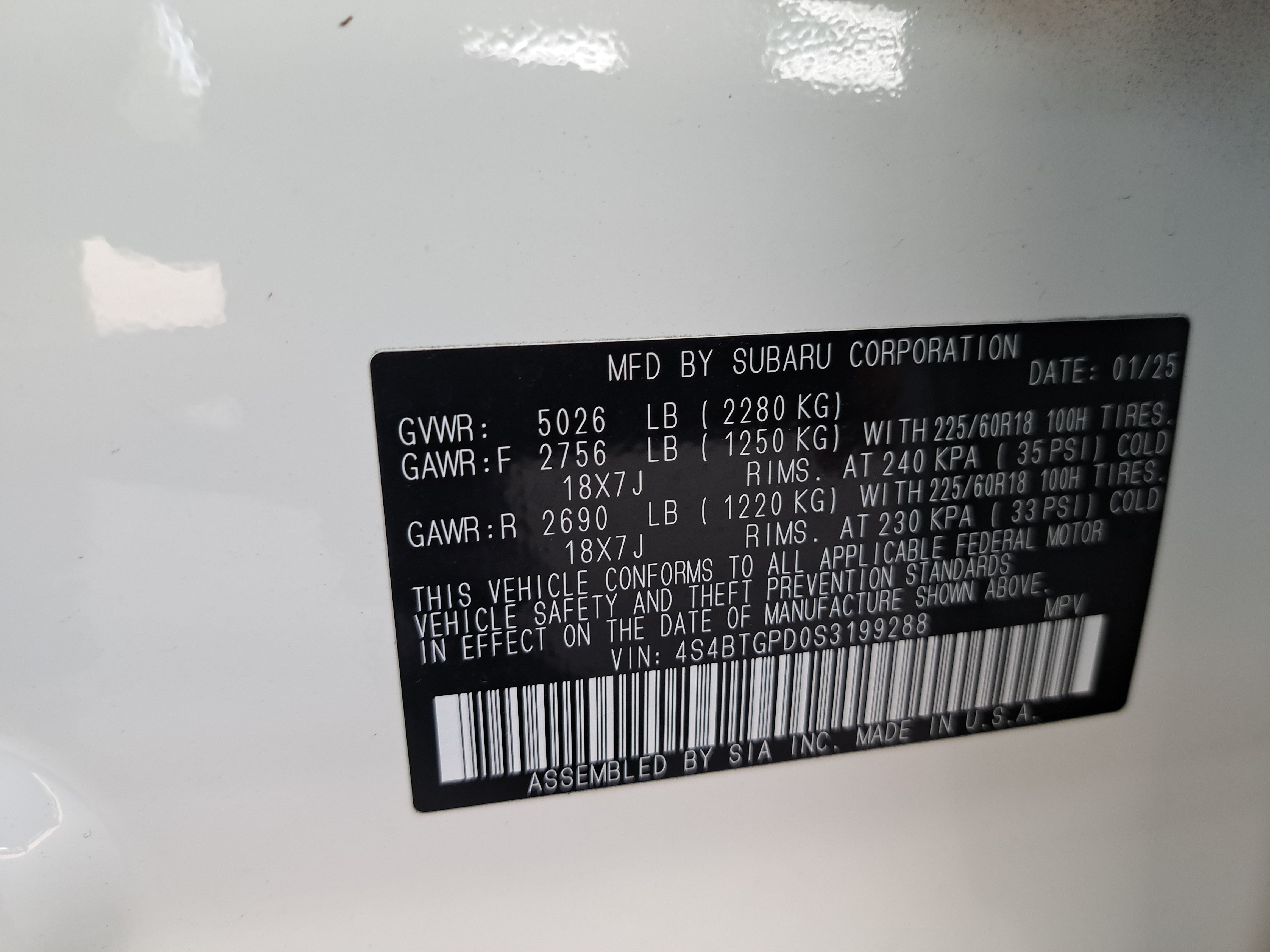 Used 2025 Subaru Outback Touring XT w/ Popular Package #2 AWD/4WD image 36