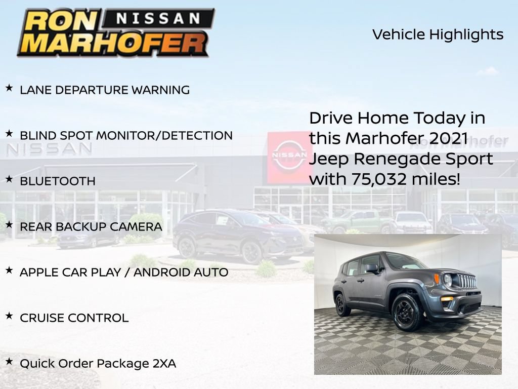 Used 2021 Jeep Renegade Sport FWD image 14