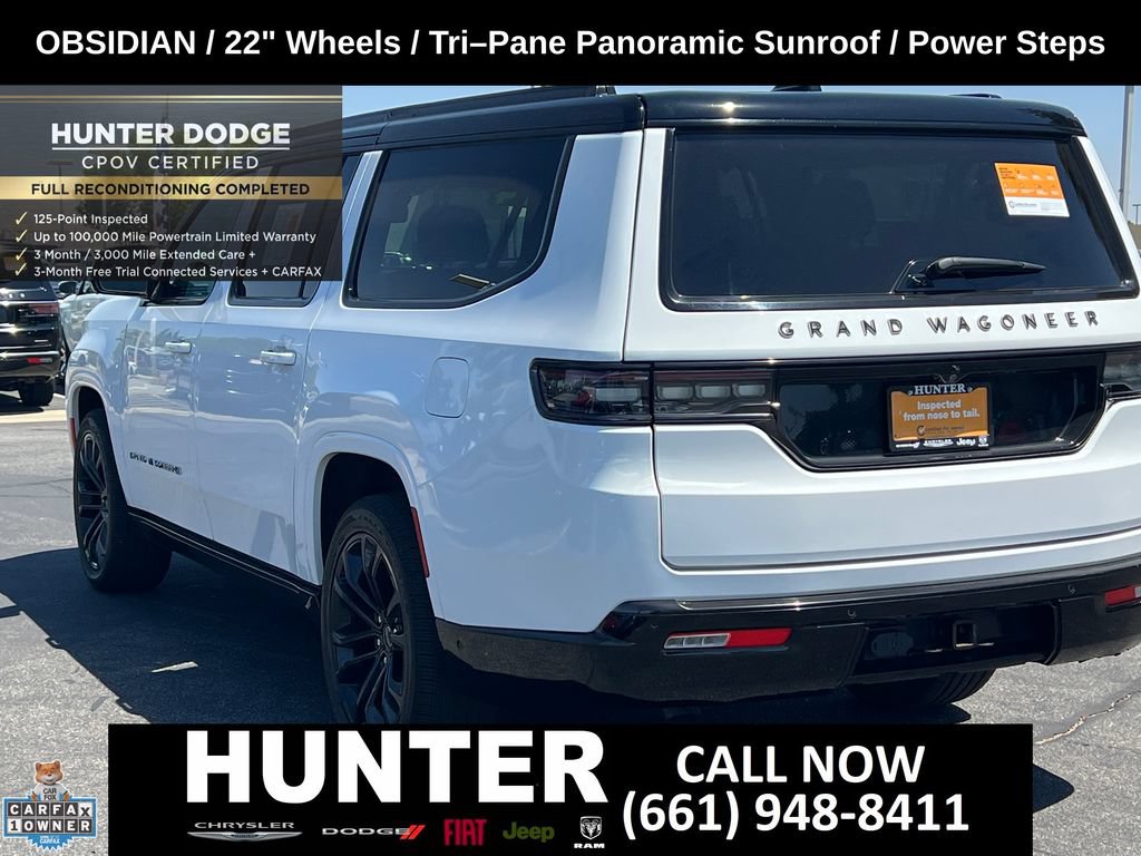 Certified 2024 Jeep Grand Wagoneer L Series II w/ Quick Order Packagew 28T AWD/4WD image 6