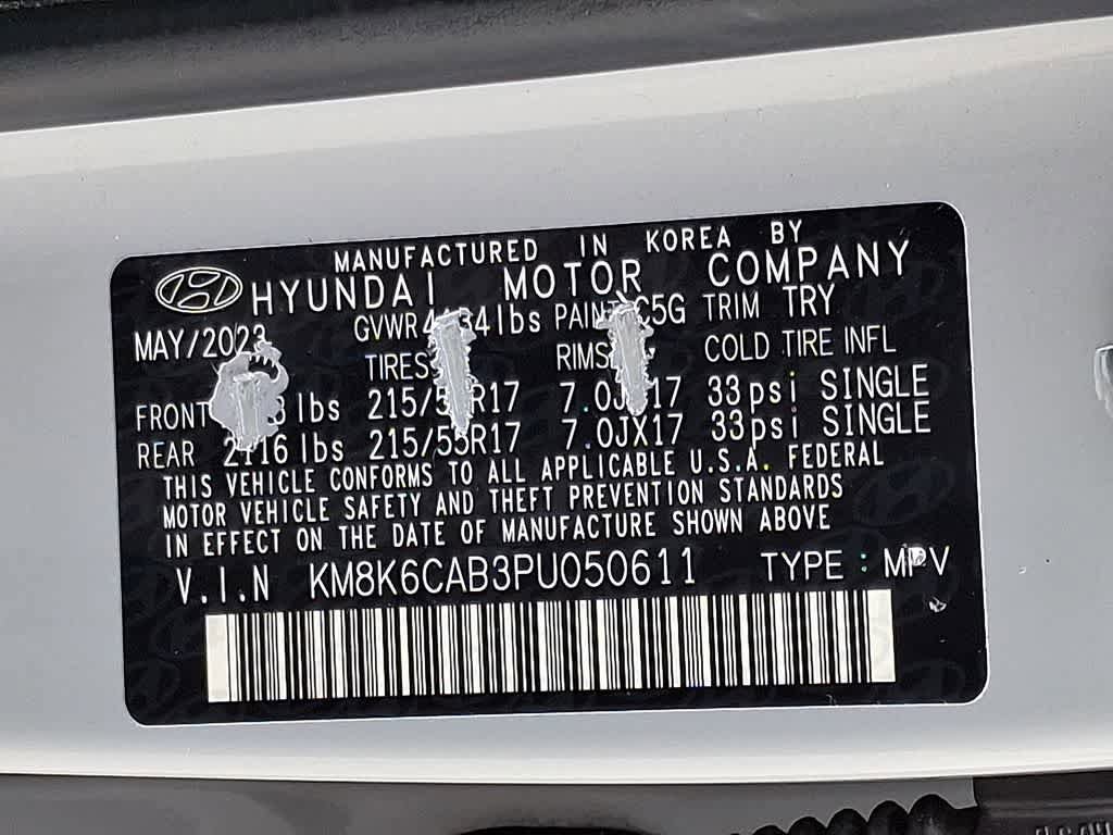 Used 2023 Hyundai Kona SEL w/ Cargo Package AWD/4WD image 27