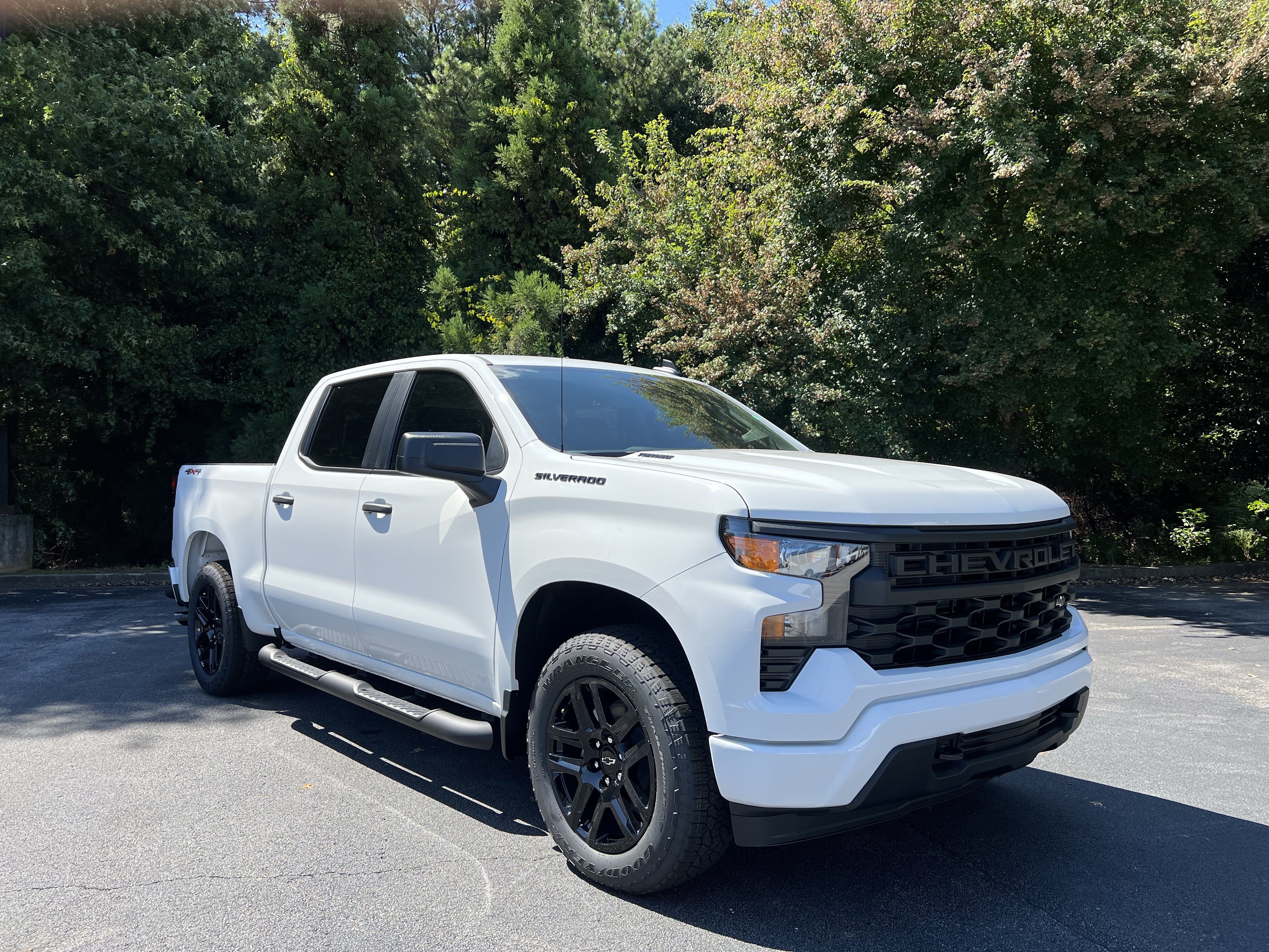 New 2026 Chevrolet Silverado 1500 Custom w/ Turbomax Blackout Package AWD/4WD image 2