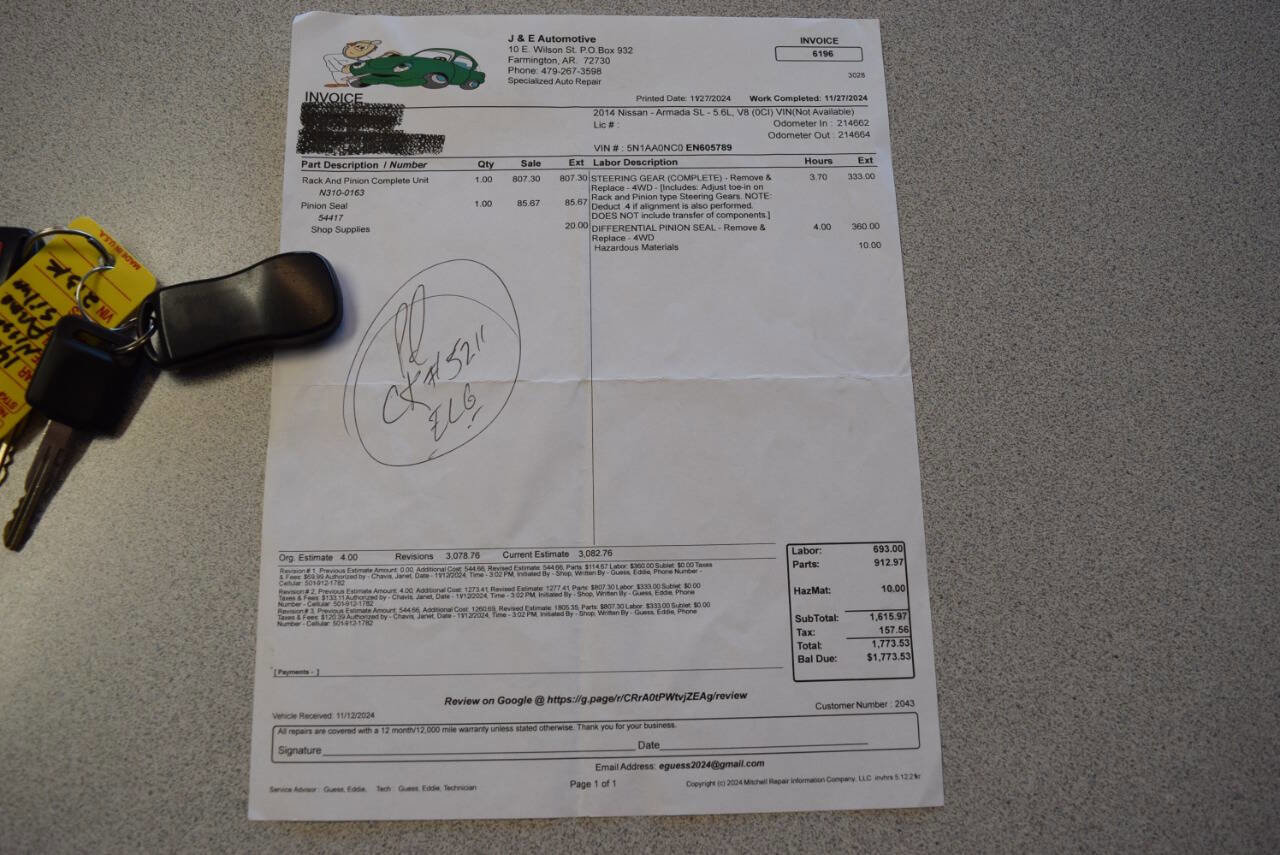 Used 2014 Nissan Armada SV image 46