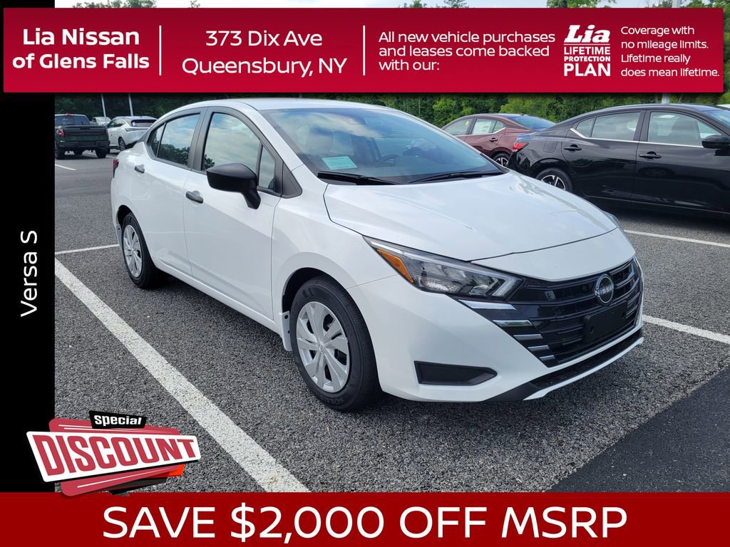 New 2025 Nissan Versa S w/ Trunk Package image 1