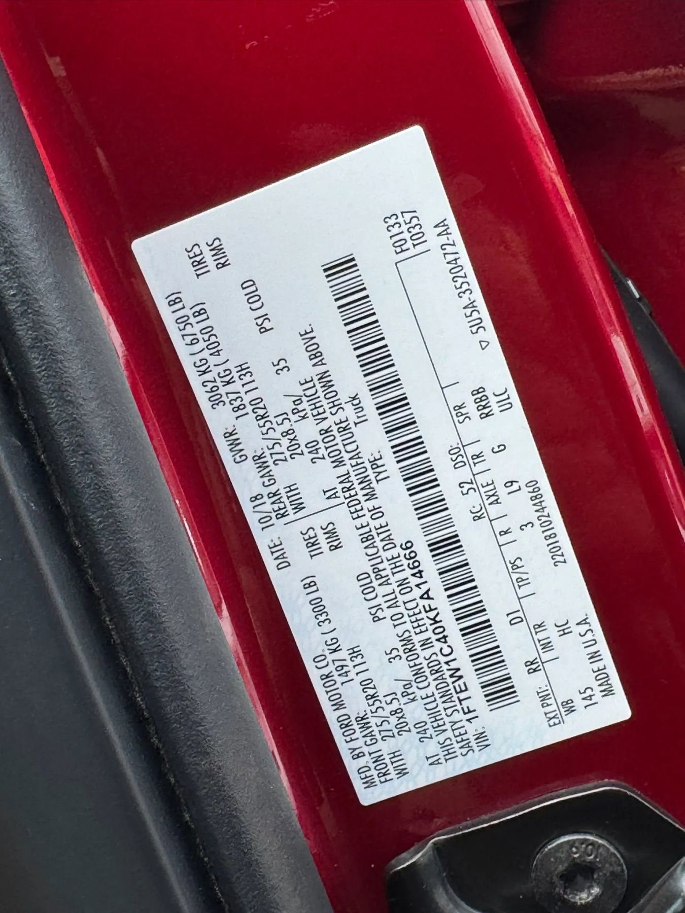 Used 2019 Ford F150 Lariat w/ Equipment Group 502A Luxury RWD image 48
