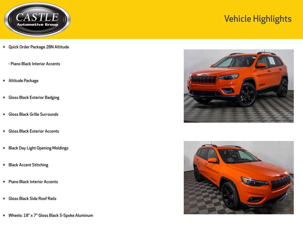 Used 2021 Jeep Cherokee Latitude Plus AWD/4WD image 8