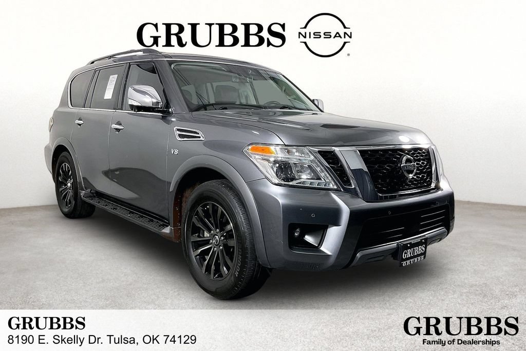 Used 2019 Nissan Armada Platinum w/ Captain's Chairs Package RWD image 1