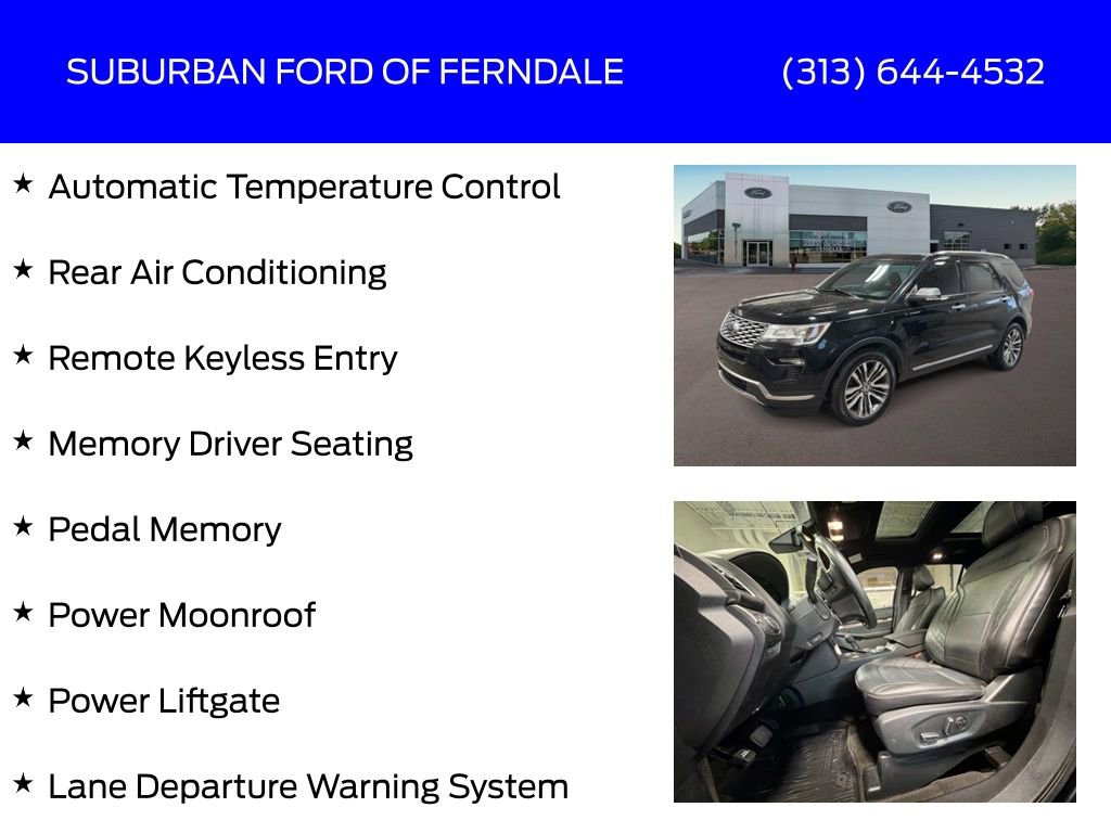Used 2018 Ford Explorer Platinum image 9