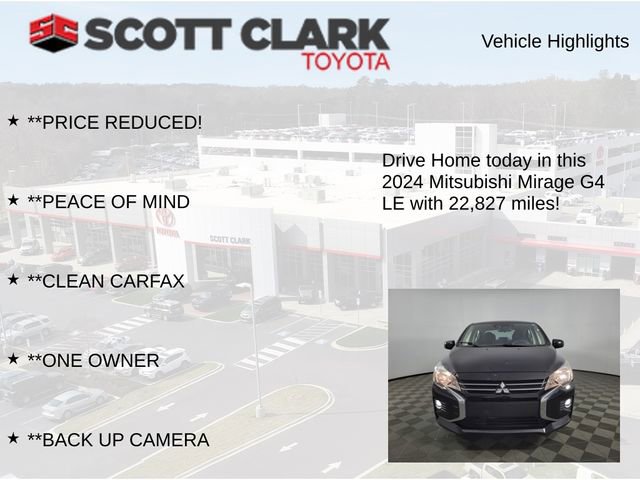 Used 2024 Mitsubishi Mirage G4 LE image 7