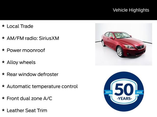 Used 2012 Lexus IS 250 AWD w/ Premium Pkg Value Edition image 6