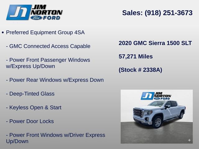 Used 2020 GMC Sierra 1500 SLT w/ SLT Premium Package image 8
