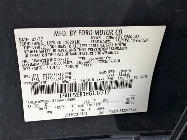 Used 2017 Ford Taurus SEL FWD image 24
