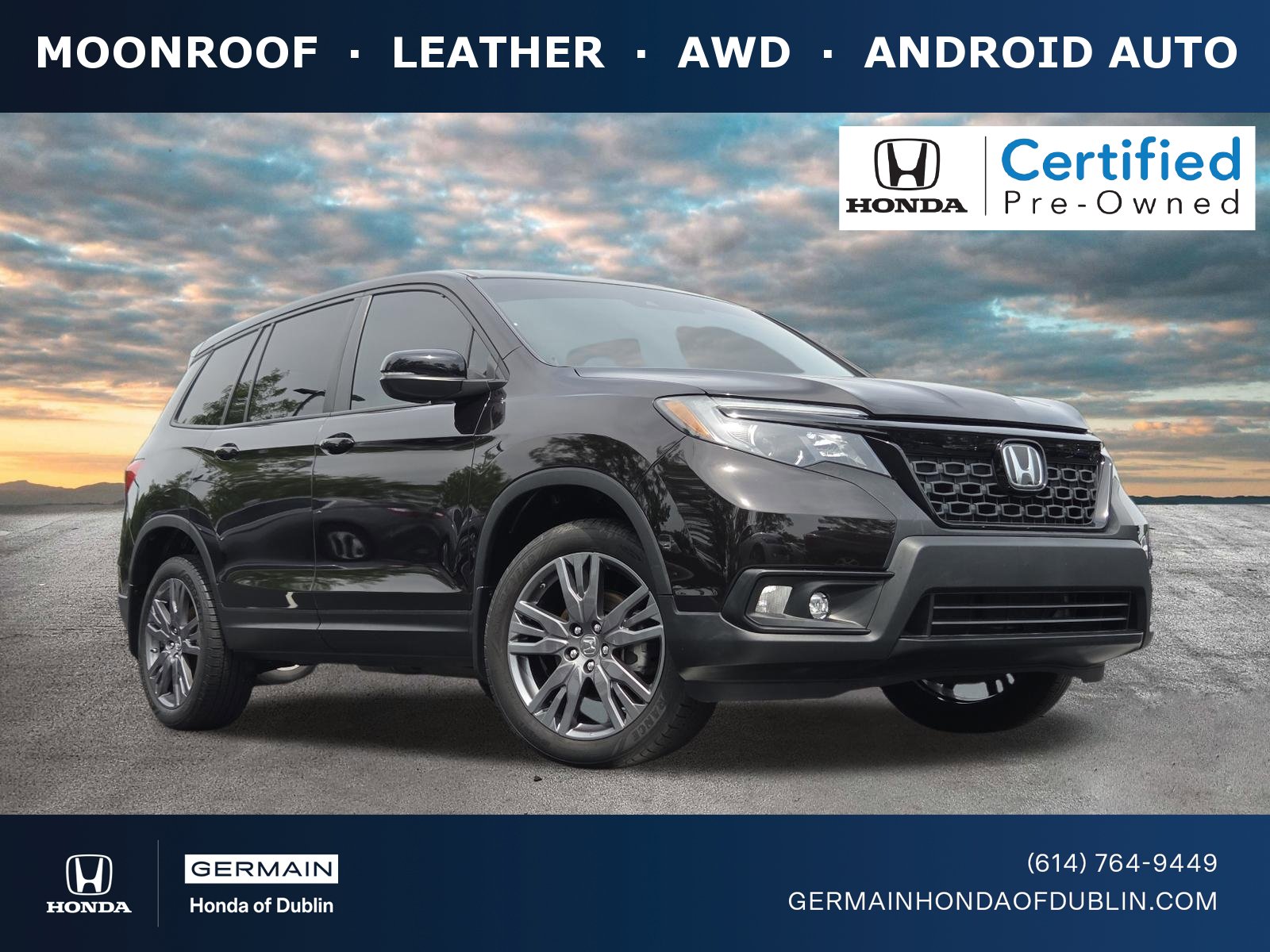Certified 2019 Honda Passport EX-L