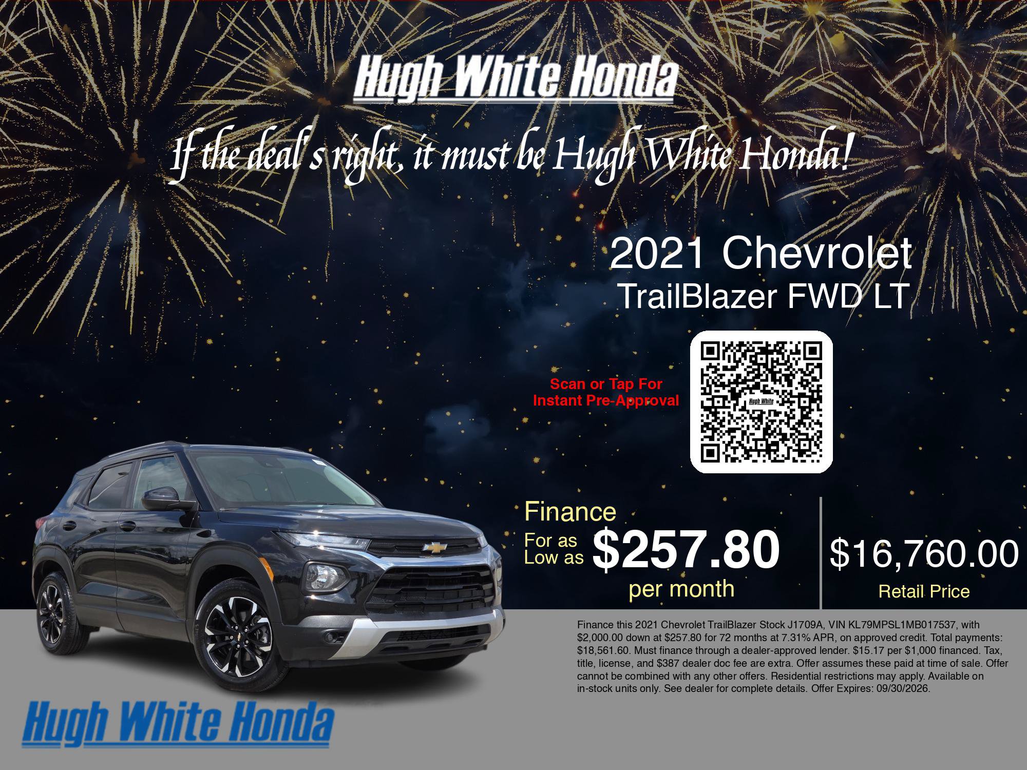 Used 2021 Chevrolet TrailBlazer LT w/ Sun and Liftgate Package FWD image 36