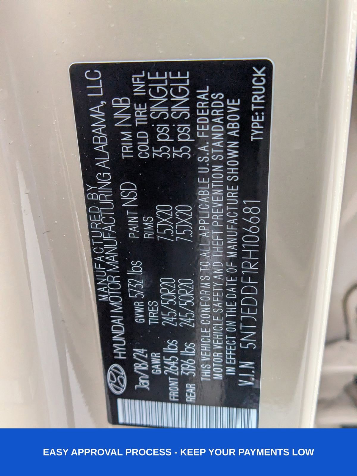 Used 2024 Hyundai Santa Cruz Limited image 25