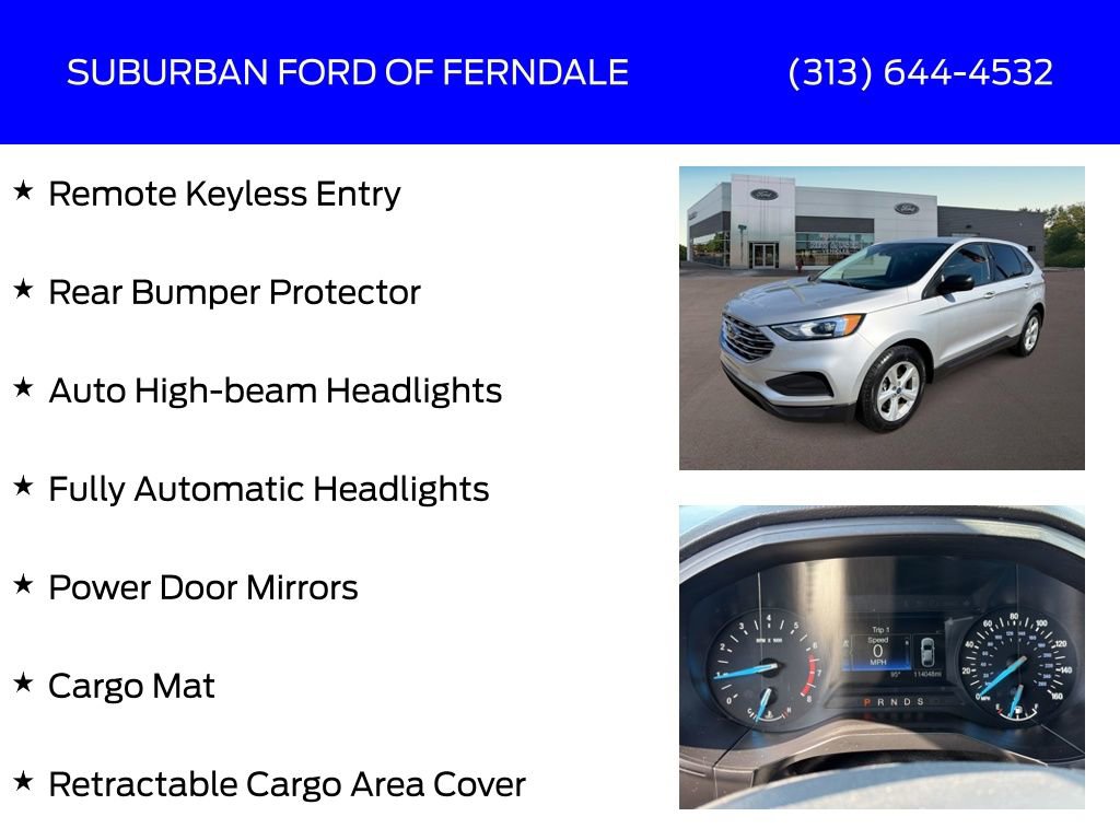 Used 2019 Ford Edge SE w/ Cargo Accessory Package AWD/4WD image 9