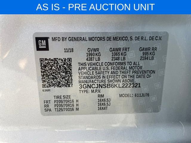 Used 2019 Chevrolet Trax LS w/ Tint and Cruise Package image 28