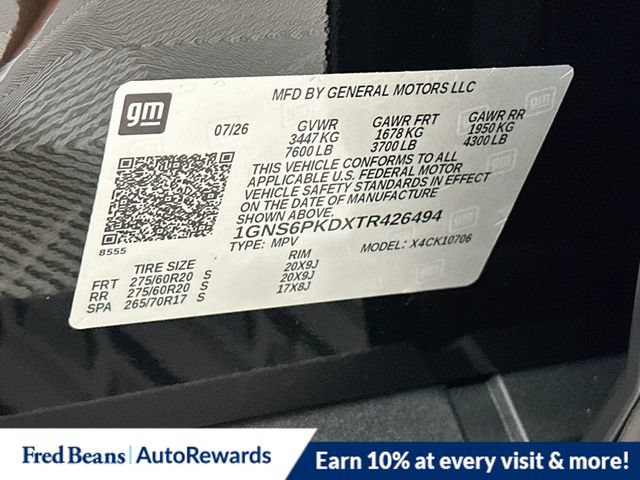 New 2026 Chevrolet Tahoe Z71 w/ Comfort Package AWD/4WD image 25