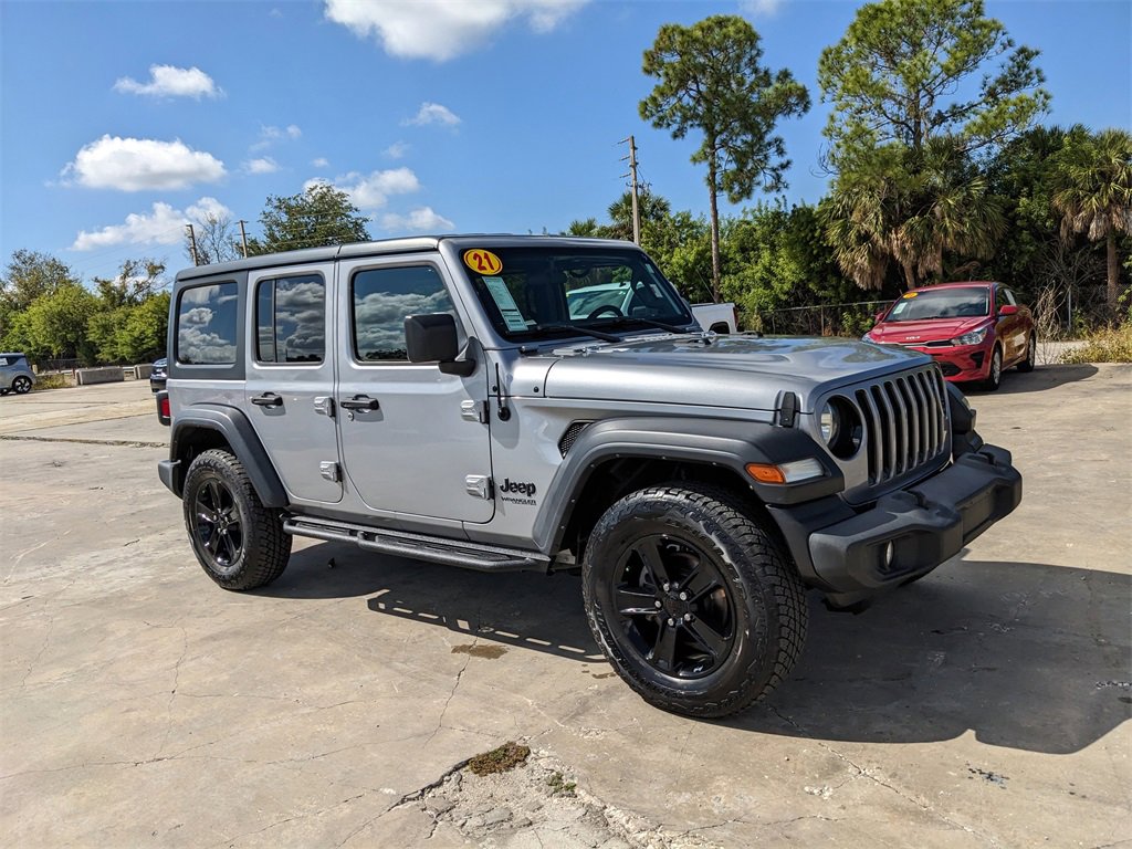 Used 2021 Jeep Wrangler Unlimited Sport image 3