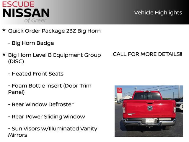 Used 2022 RAM 1500 Big Horn RWD image 13