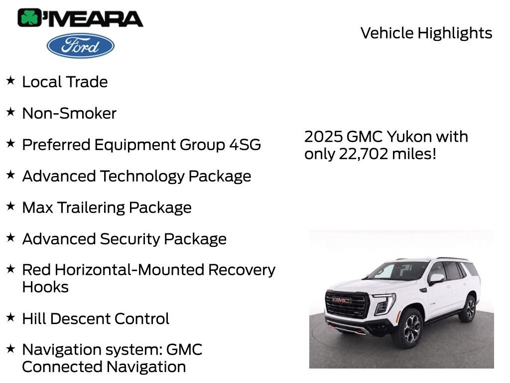 Used 2025 GMC Yukon AT4 Ultimate AWD/4WD image 7