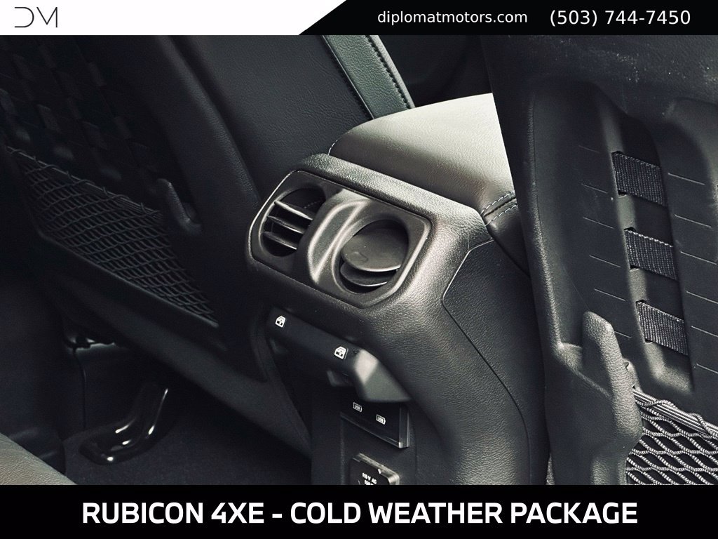 Used 2023 Jeep Wrangler Unlimited Rubicon 4xe w/ Cold Weather Group AWD/4WD image 23