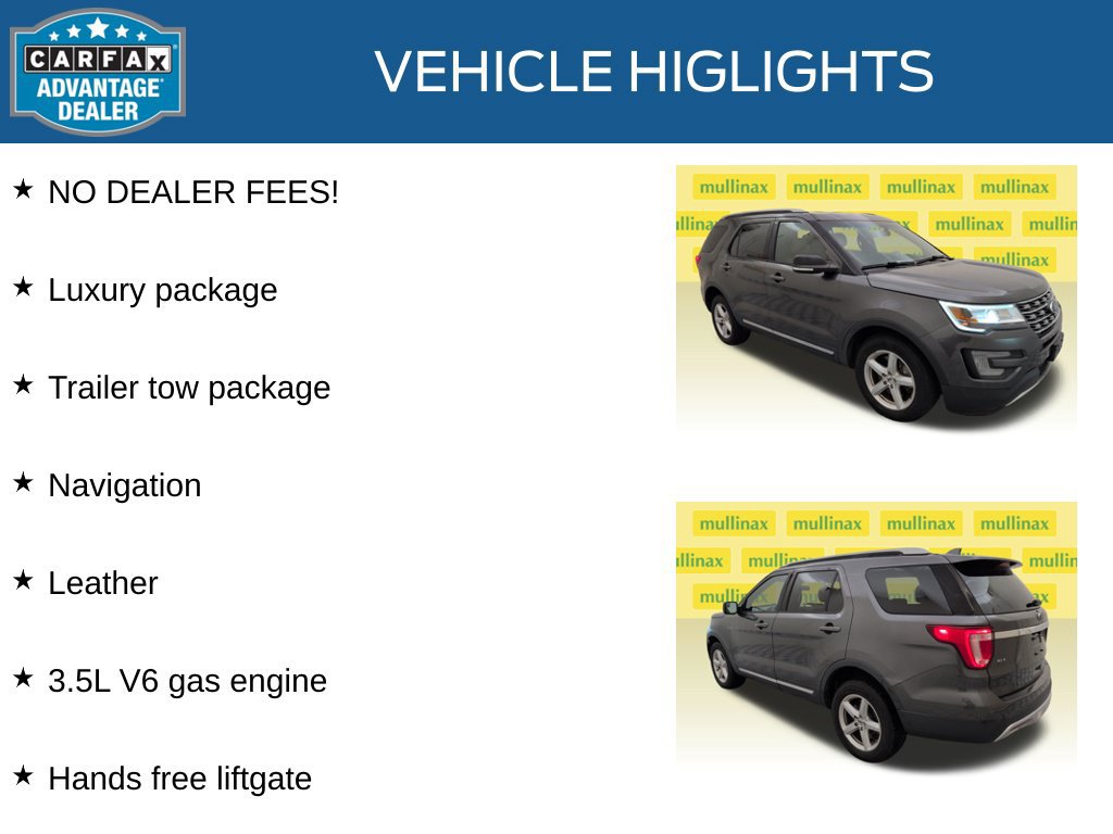 Used 2016 Ford Explorer XLT w/ Equipment Group 202A AWD/4WD image 11