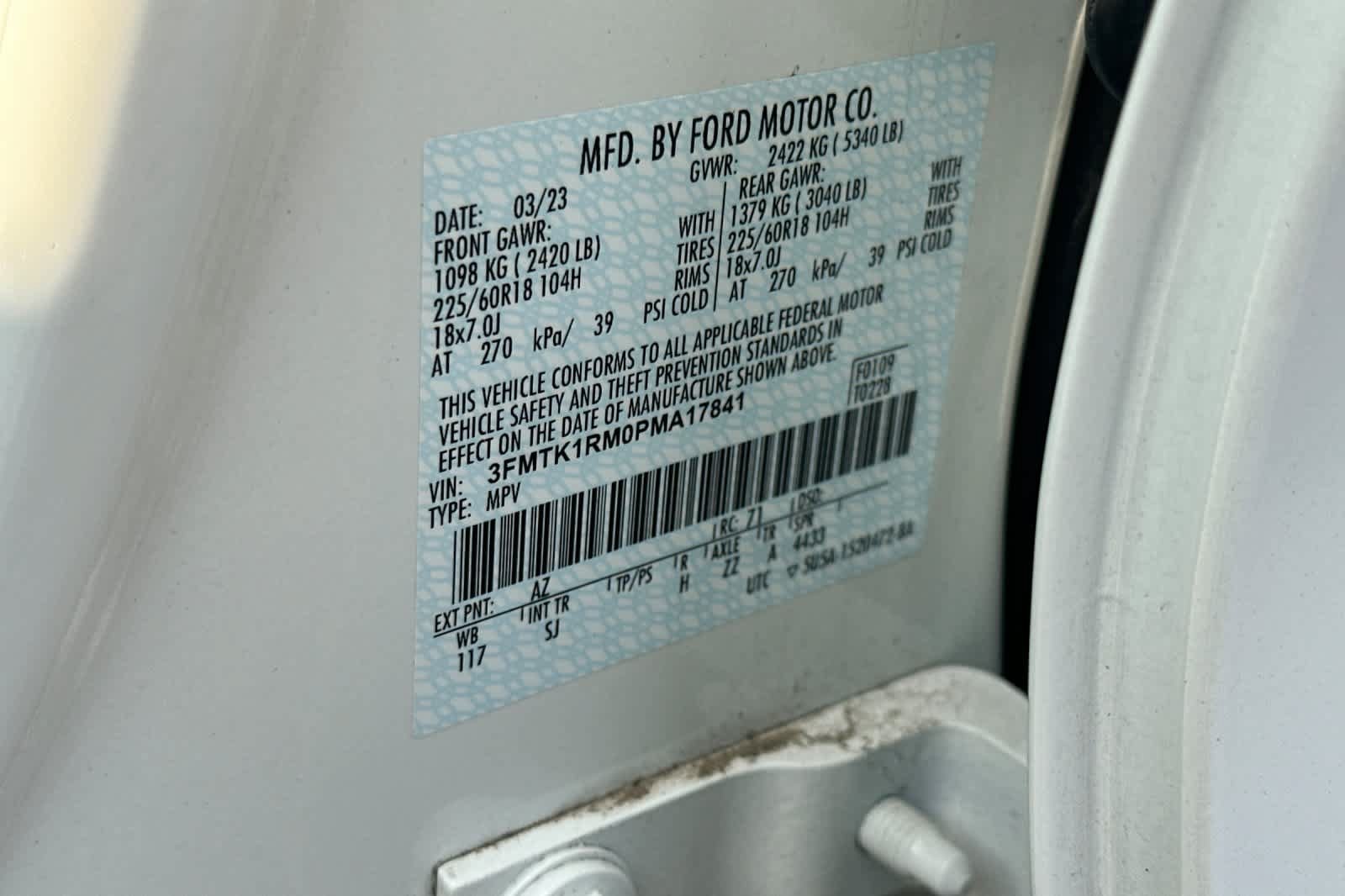 Certified 2023 Ford Mustang Mach-E Select RWD image 30