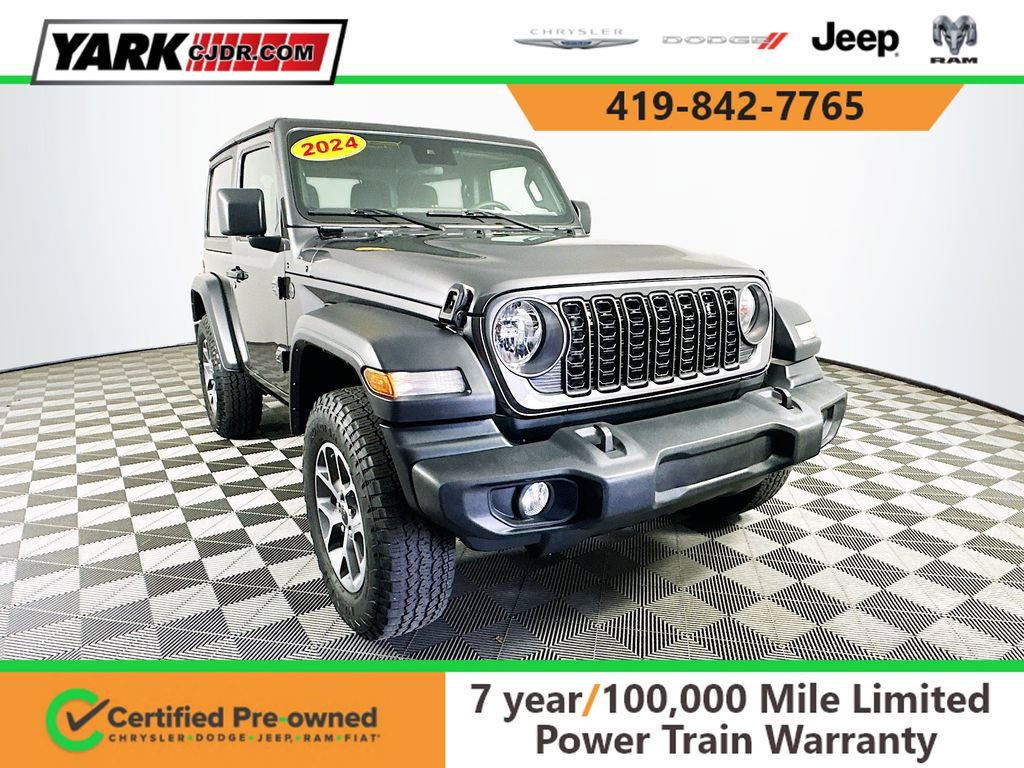 Certified 2024 Jeep Wrangler Sport S image 1